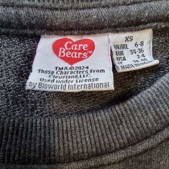 Care Bears "Peaceful, Loving, Cheerful Cheer Bear" Oversized Sweatshirt - Picture 4 of 7